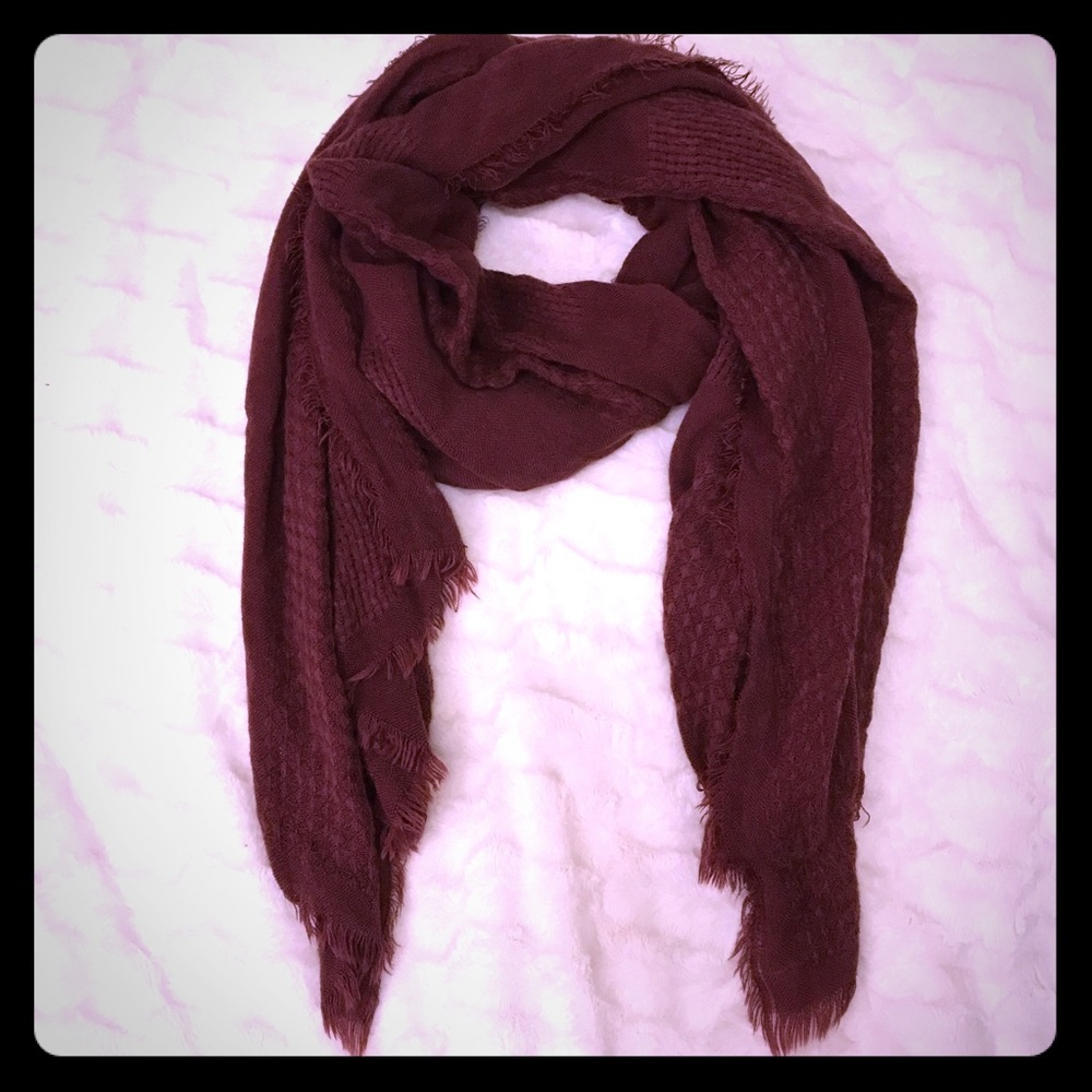 Dark Magenta Scarf